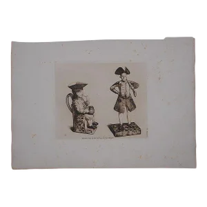Antique "English Pottery" Ltd. Ed. Etching