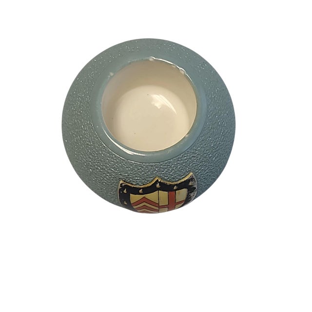 English 1920s Carlton Ware Clare College Oxford Match Striker For Sale - Image 3 of 4
