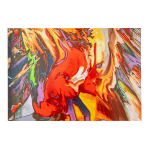 Anne Sager Abstract Paint Pour Composition C-Print