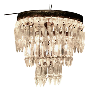 3-Tier Waterfall Chandelier, 1930s