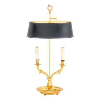 French Style Gilt Metal Bouillotte Lamp For Sale