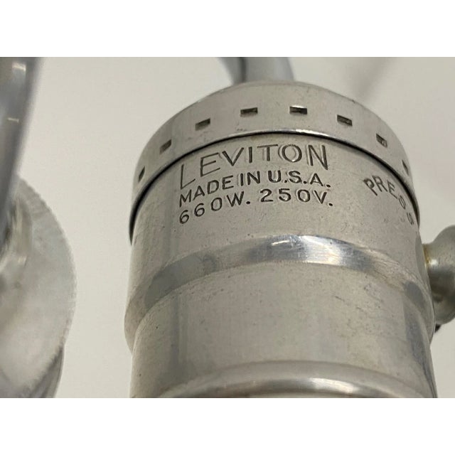 Mid-Century Modern Chrome Faux Bamboo Floor Lamp For Sale In Philadelphia - Image 6 of 12