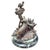 Rustic European Antique Bronze Fox & Rooster Sculpture For Sale - Image 3 of 9