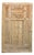 Ancient Carved Star Moroccan Riad Door For Sale