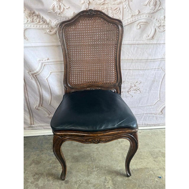 Eight French Provincial-Style Dining Chairs For Sale - Image 17 of 18