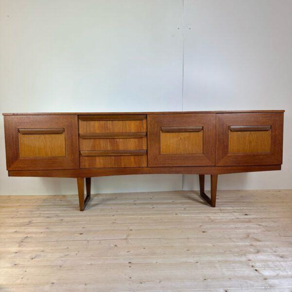 Vintage English Teak Sideboard, 1960 For Sale - Image 5 of 5