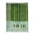 Green Moroccan Rug Handmade Striped Rug - 10 X 8.4 Ft For Sale