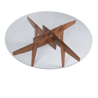 Geometric Coffee Table by Gio Ponti for Giordano Chiesa, 1950s For Sale