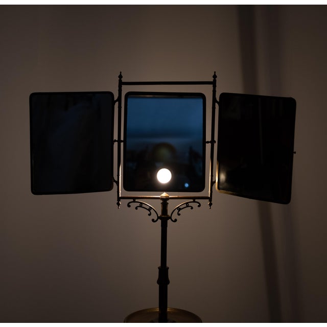 Vintage Art Deco Standing Mirror, 1920 For Sale - Image 17 of 18