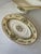 1940s Vintage Royal Worcester "Riviera" Gravy Boat & Underplate | Made in England | Floral Garland | Fine English Porcelain | Discontinued Pattern For Sale - Image 5 of 8