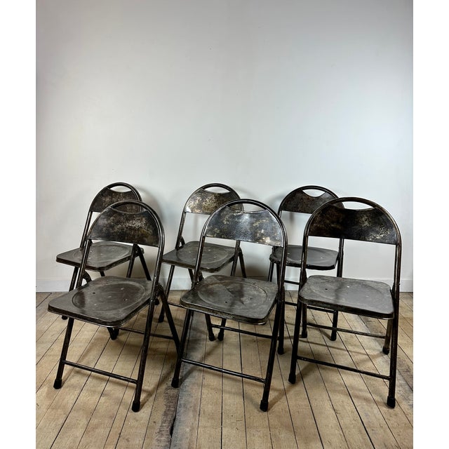 2000 - 2009 Industrial Chairs, 2000s, Set of 6 For Sale - Image 5 of 9