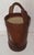 Art Deco Cowhide Leather Wastepaper Basket, 1930s, in Very Good conditions. Designed 1920 to 1949