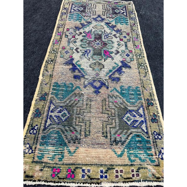 Contemporary Turkish Yastik Rug 1'7" x 3'4" For Sale - Image 3 of 5
