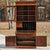 Antique Victorian Cherry Fall-Front Secretary Desk / Bookcase (C. 1870-1890) For Sale - Image 4 of 9