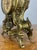 Vintage French Style Brass Decorative Mantel Clock For Sale - Image 5 of 11