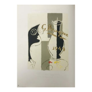 Georges Braque Lithograph P50 Une Aventure Methodique 1963 For Sale