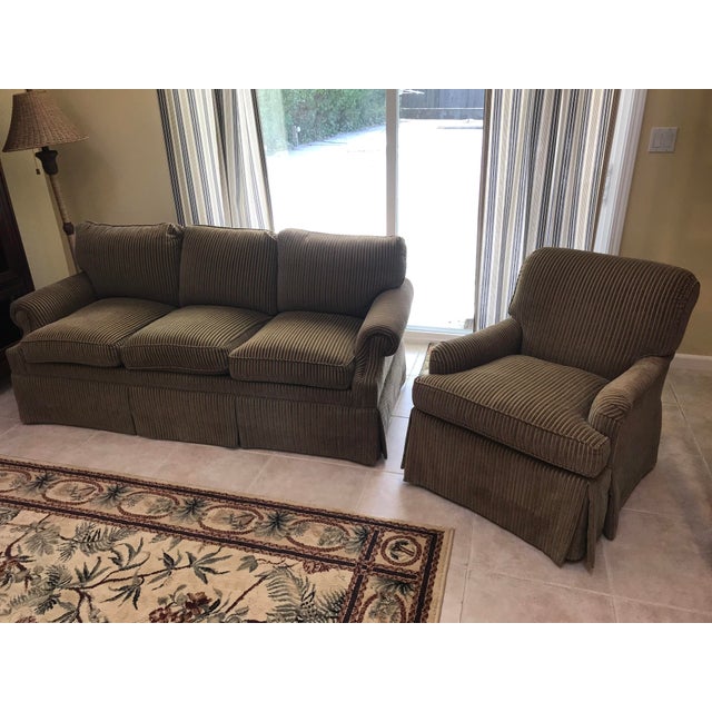 Charles Stewart Sofa And Chair A Pair Chairish