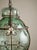 Farmhouse Large Vintage Italian Hand-Forged Iron and Green Venetian Glass Lantern Chandelier For Sale - Image 3 of 6