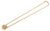 Louis Vuitton Louis Vuitton 18k Yellow Gold Round Resille Monogram Floral Pendant Necklace For Sale - Image 4 of 6