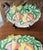 Italian Vintage Italian Ceramic Trivets Hand-Painted for Neiman Marcus - Set of 2 For Sale - Image 3 of 6
