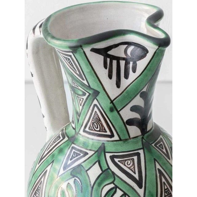 Mid-Century Spanish Mudéjar Style Ceramic Pitcher by Domingo Punter, 1970s For Sale - Image 9 of 18