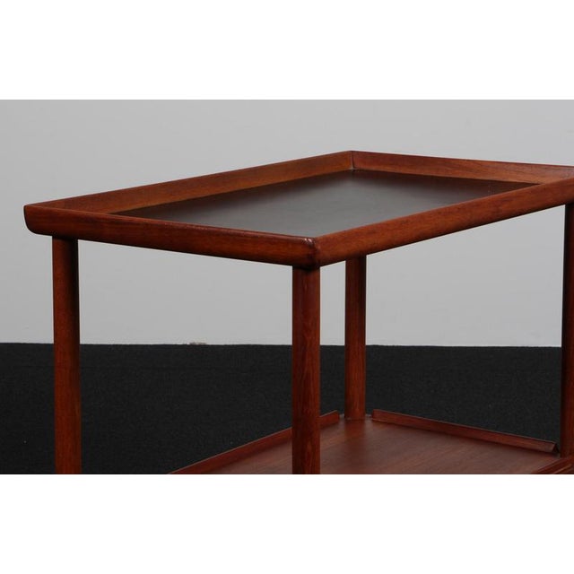 Bar Cart in Teak and Brass from Søborg Møbler, 1960s For Sale - Image 4 of 7