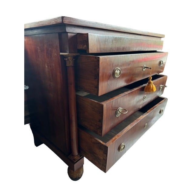 Empire Tuscan Chest of Drawers, 1820s For Sale - Image 4 of 18