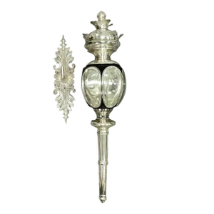 Pair of 19th Century American Coach Lamps as Wall Sconces