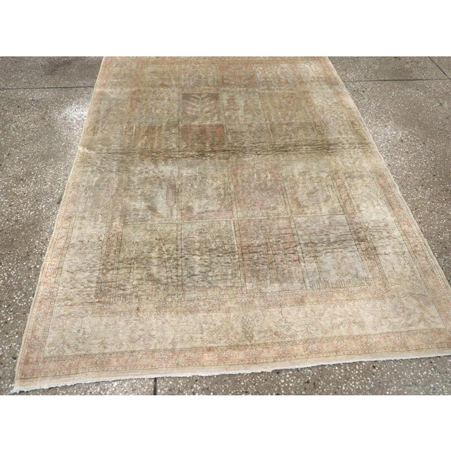 Galerie Shabab Collection Mid-20th Century Turkish Sivas Throw Rug For Sale - Image 4 of 6