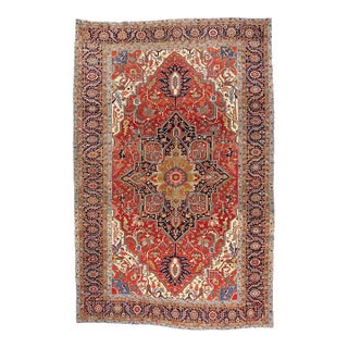 Late 19th Century Persian Serapi Rug, 12'00 X 18'04 For Sale