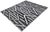 A beautiful handmade Bamboo silk rug. The geometric design woven in by Aara Rug hands. This rug is made of 75% bamboo silk...