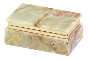 Mori Green Marbled Mineral Box