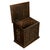 Coffee Antique French Medieval Gothic Carved Oak Chest Coffer 17th Century Panels 1679 For Sale - Image 8 of 16