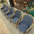 Mid-Century Modern Set of 5 Ward Bennet Office Chairs Bentwood Stainless Polished Base For Sale - Image 3 of 13