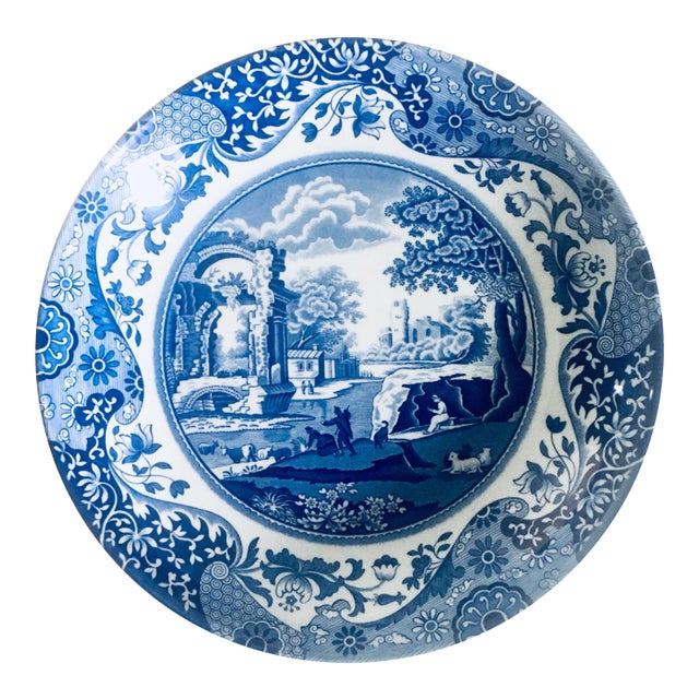 Copeland Spode Sized "Italian Blue" Pattern Bowl For Sale