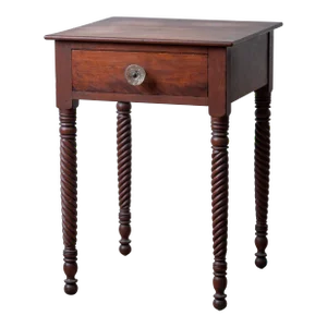 New York Sheraton Mahogany Stand, 19th Century