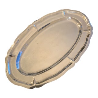 1940s Vintage Sterling Silver Tray With Perlita Stamp For Sale