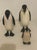 Beautiful set of 3 solid cast penguins. Nice weight, large and hand-painted. No chips or cracks. Makes a great gift for...