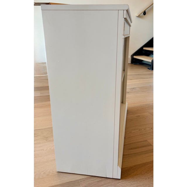 Ethan Allen Ethan Allen Crawford Solid Wood Bookcase – Designer Library Shelf For Sale - Image 4 of 5