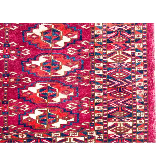 Early 20th Century Persian Turkmen Teke Rug For Sale - Image 4 of 14