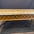 French French Louis XVI Style Coffee Table With Marble Top and Geometric Lattice Design For Sale - Image 3 of 9