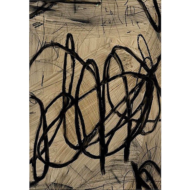 Black Gesture I – IV by Murray Duncan 2026, Set of Four Mixed Media Works on Paper For Sale - Image 4 of 6