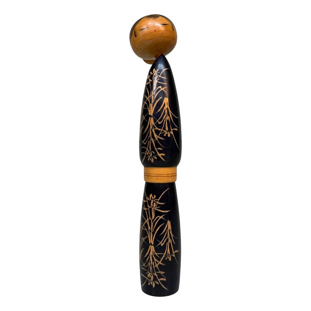 Sato Suigai, Sōsaku Kokeshi Semishigure, 1970s, Wood For Sale