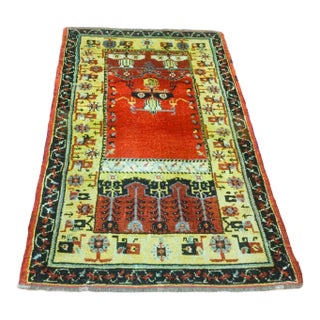 1920’s Anatolian Ladik Rug-3'10” X 5’10” For Sale