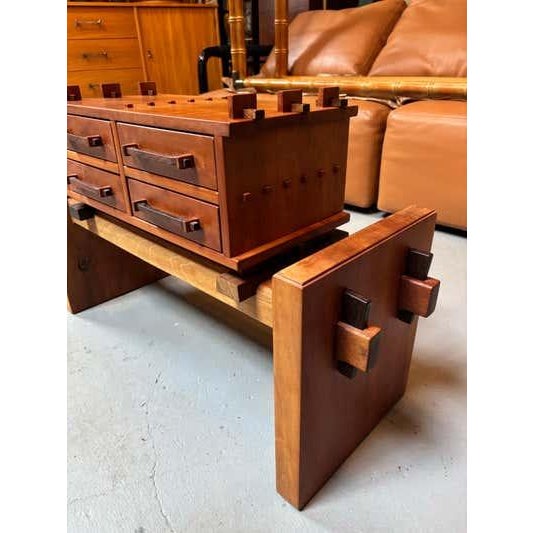 Birdie Miller Jewelry Box, Mahogany & Walnut, Modern Design, USA For Sale - Image 16 of 16