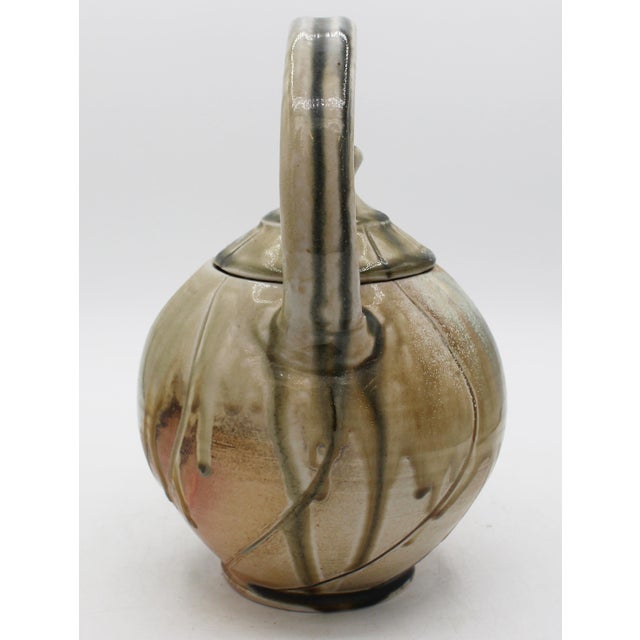 1994 Ben Owen III Japanese Translation Pottery Teapot Seagrove, Nc For Sale - Image 4 of 11