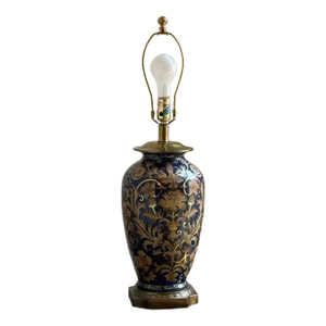Vintage Frederick Cooper Chinoiserie Porcelain Table Lamp