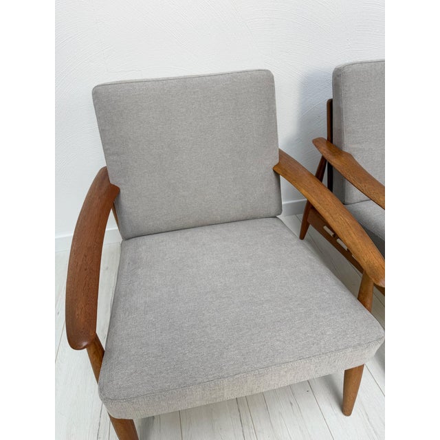 Wood Mid-Century Danish Teak Armchair, 1960s For Sale - Image 7 of 16