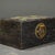 Brown Vintage Chinese Zitan Wood Box With Gold Painted Bird & Gemstone Inlay - Chinoiserie Jewelry Box For Sale - Image 8 of 9