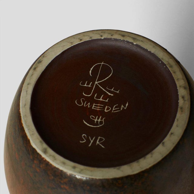 1950s Stoneware Pitcher by Carl Harry Stalhane For Sale - Image 5 of 5